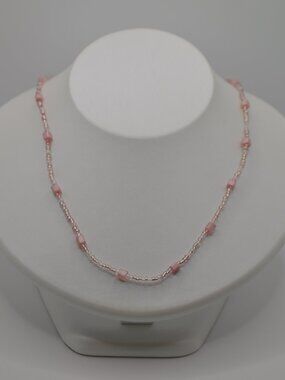 Pink Beaded Necklace